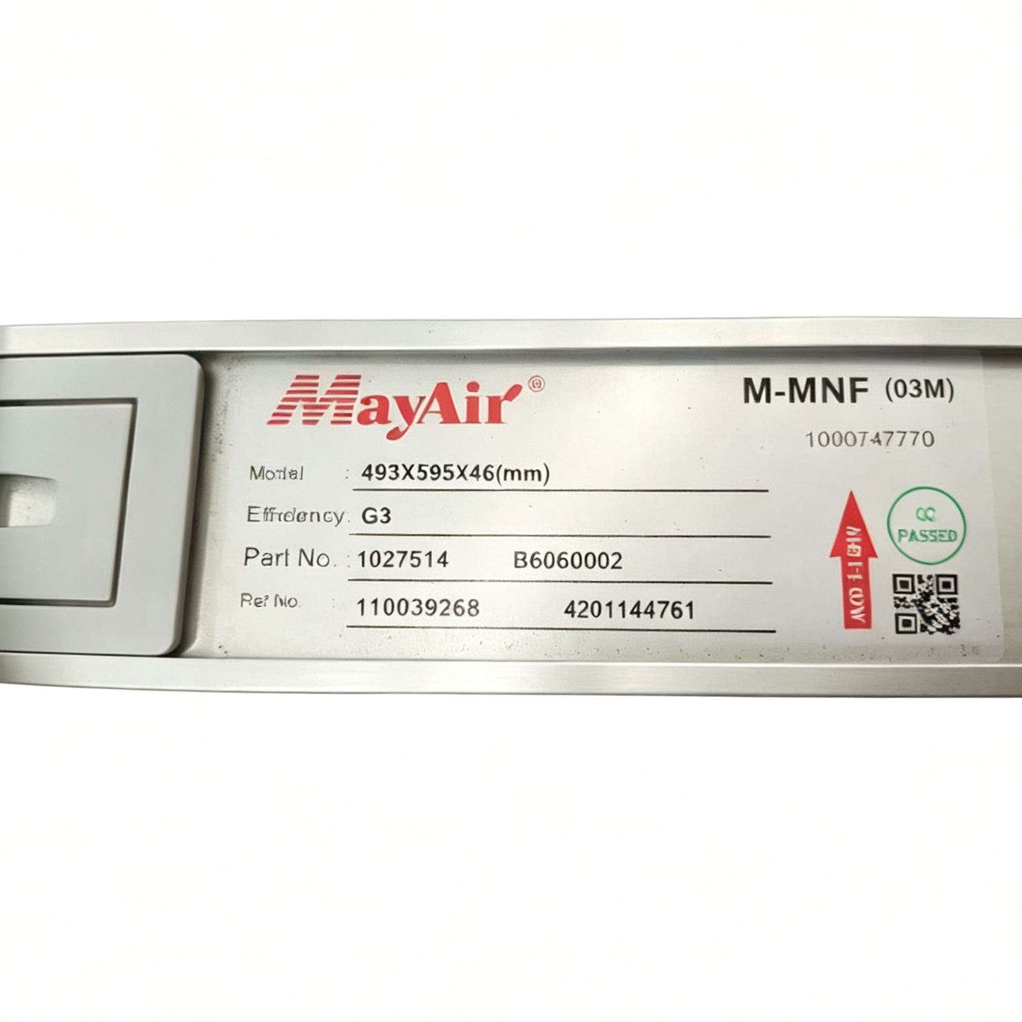 MayAir原装正品过滤器美埃加强筋板式铝框空调初效中效高效过滤