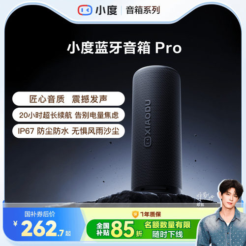 小度蓝牙音箱Pro户外ai智能音箱