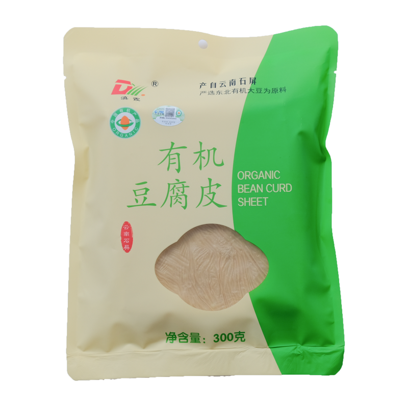 云南石屏有机豆腐皮豆油皮干货腐竹火锅凉拌正宗豆制品豆皮3袋