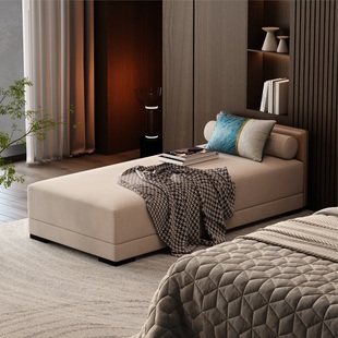 贵妃椅沙发床尾凳太妃客厅脚踏卧室躺椅酒店公寓样板房现代简约