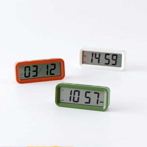 无印良品数字钟办公家用桌面时钟