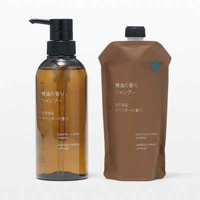 无印良品精油香薰洗发水香橙丝柏