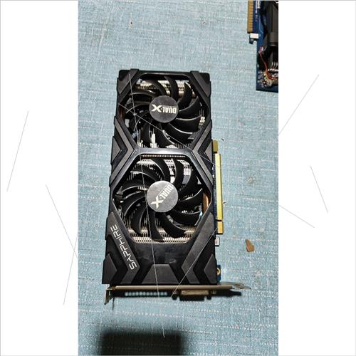 蓝宝石hd7850-2gd5,白金版,拆机卡,单6拼供电,成