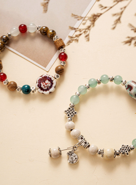 女陶瓷民族风手链性价比货源