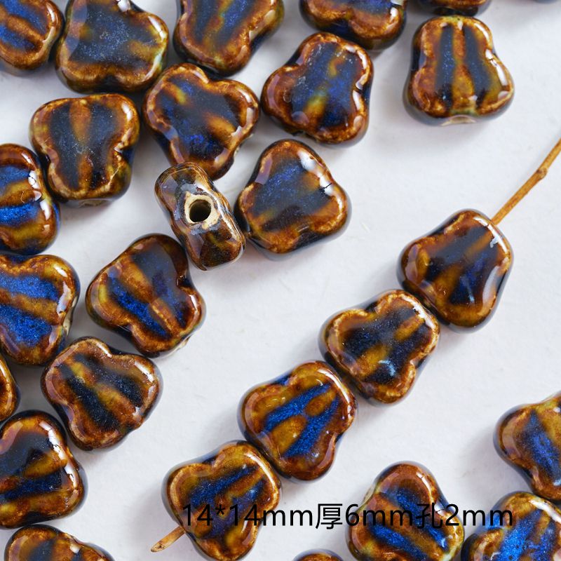 胖十字架DIY黑金刚串珠子的材料