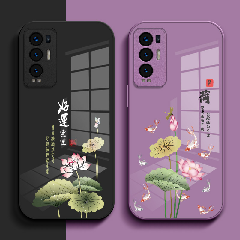 适用oppo Reno5pro+手机壳PDRMOO玻璃壳Ren05pr0加中国风0PP0Ren05pr0+保护套Reon5pro+全包奢华高级感