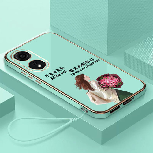 适用oppo A2x手机壳PJS110软壳0ppoA2x新款0pp0a2×电镀PJS11o保护套欧珀A2x全包Oopoα2x防摔潮女款创意个性
