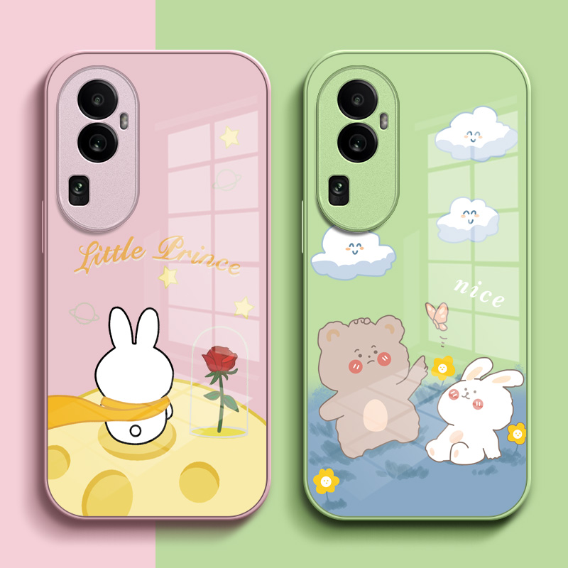 适用oppoReno10pro手机壳PHV110可爱Rneo1opro外壳Ren010pro女孩Ronel0pro全包Reon10pr0卡通套子保护套外套