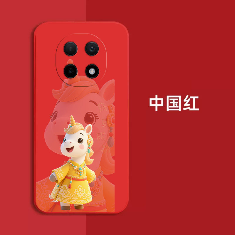 适用oppo A5pro手机壳PKP110红色欧珀A5pro新款PKP1l0保护套0ppoA5pro全包oopoα5pro防摔时尚软壳马年