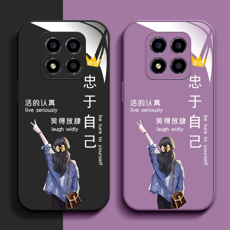 适用红米Note14pro+手机壳24115RA8EC新款Hongmin0te14pro+时尚MiuiNote14pr0+奢华简约高级保护套玻璃壳硬壳