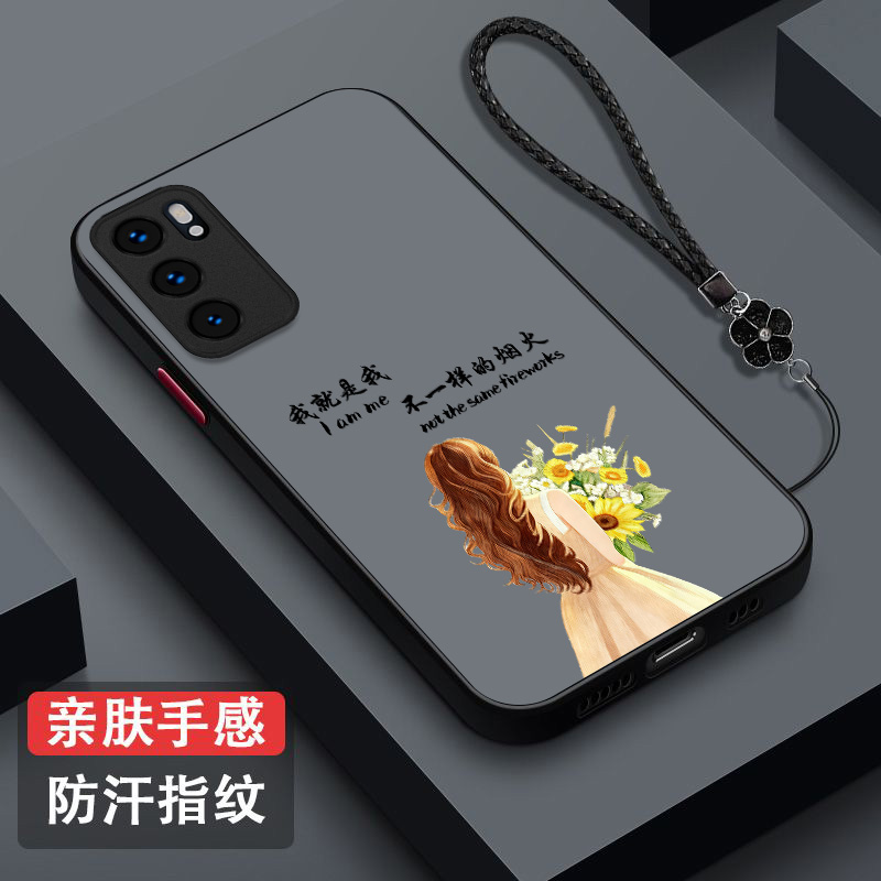 适用oppo Reno6pro手机壳PEPM00保护套remo6pro全包Rneo6pro防摔6pro肤感雾面Rone6pr0磨砂半透明奢华高级感