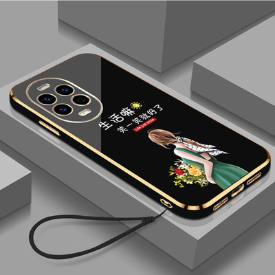 适用华为nova13pro手机壳nova13pr0新款MIS-AL00化为novα13pro保护套n0va13pro全包noval3pro防摔电镀女款