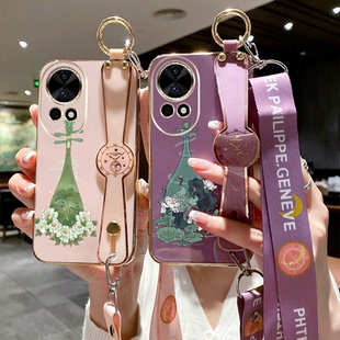 保护套全包防摔背带 ALo0U软壳新款 适用华为Nova12ultra手机壳ADA AL00U可斜挎hwN0va12ultra腕带支架ADA