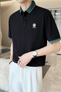 夏季新款男士商务休闲Polo衫拼色刺绣潮流短袖体恤C203A-8827-P58图片