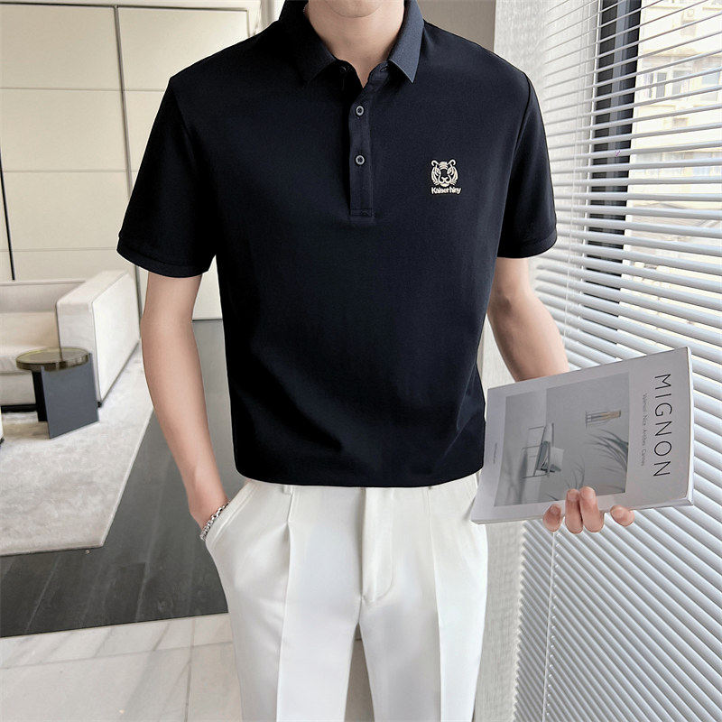 夏季男士新款短袖体恤时尚潮流商务男装绣花Polo衫C203A-8816-P58,男装T恤,电商C208A