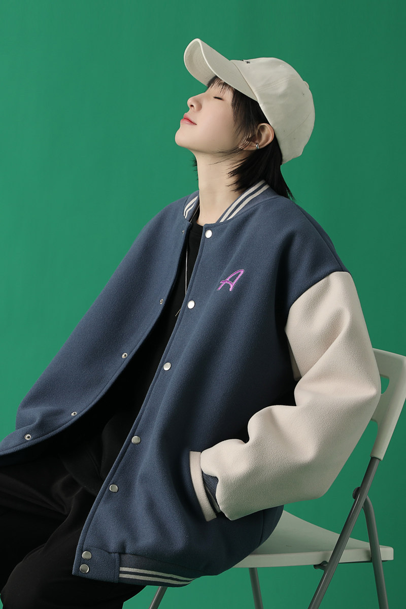 棒球服女春秋2025新款宽松百搭棉服短款飞行员夹克外套女3004,男装夹克,电商C208A