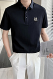 夏季男士纯棉翻领短袖Polo衫轻熟风高品质抖音直播t恤男8816-P58，男装T恤，电商C208A