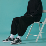 纯色玉米粒裤子男秋季2025新款卫裤韩版潮流宽松男生休闲裤6653，男装休闲裤，电商C208A