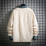 日系大码白墙挂拍秋季夹克宽松工装休闲外套男C203A-5068-P60控88，男装夹克，电商C208A