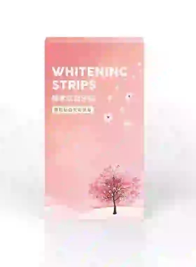 Smilekit专业洁牙齿樱花牙贴炫白牙贴樱花清洁一撕一贴牙亮白牙贴