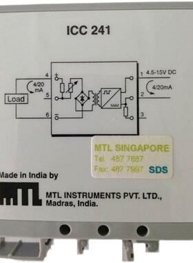 英国MTL全新库存现货进口浪涌保护器MTL-ICC241售后无忧 现货秒发