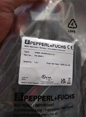 全新原装倍加福接近开关NRB8-18GM50-E2-C-V1
