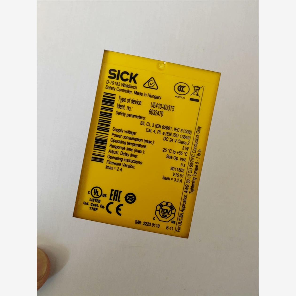全新库存现货施克西克安全继电器SICK  UE410-XU3T5议价