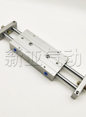 滑台气缸STMB20/25/10/16X25X50*75X100X125X150X200X250双轴STMS