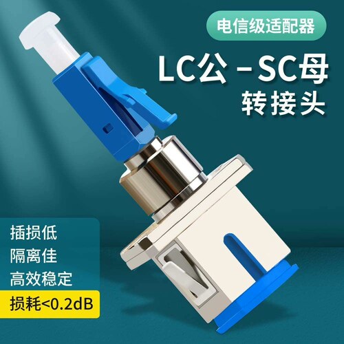 万兆sc转l换头阴阳式适合