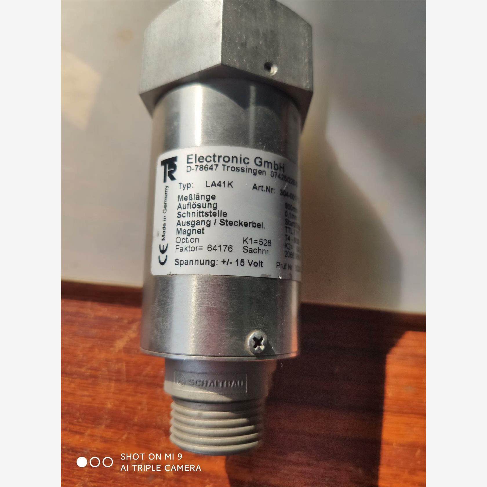 TR 传感器 LA41K，订货号304-00175，议价