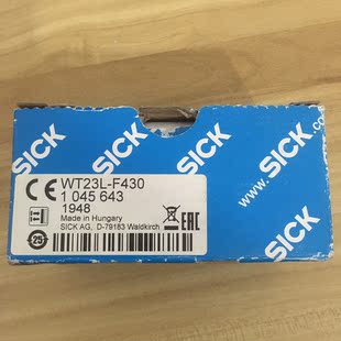全新包装 F430货号104564 德国SICK西克WT23L