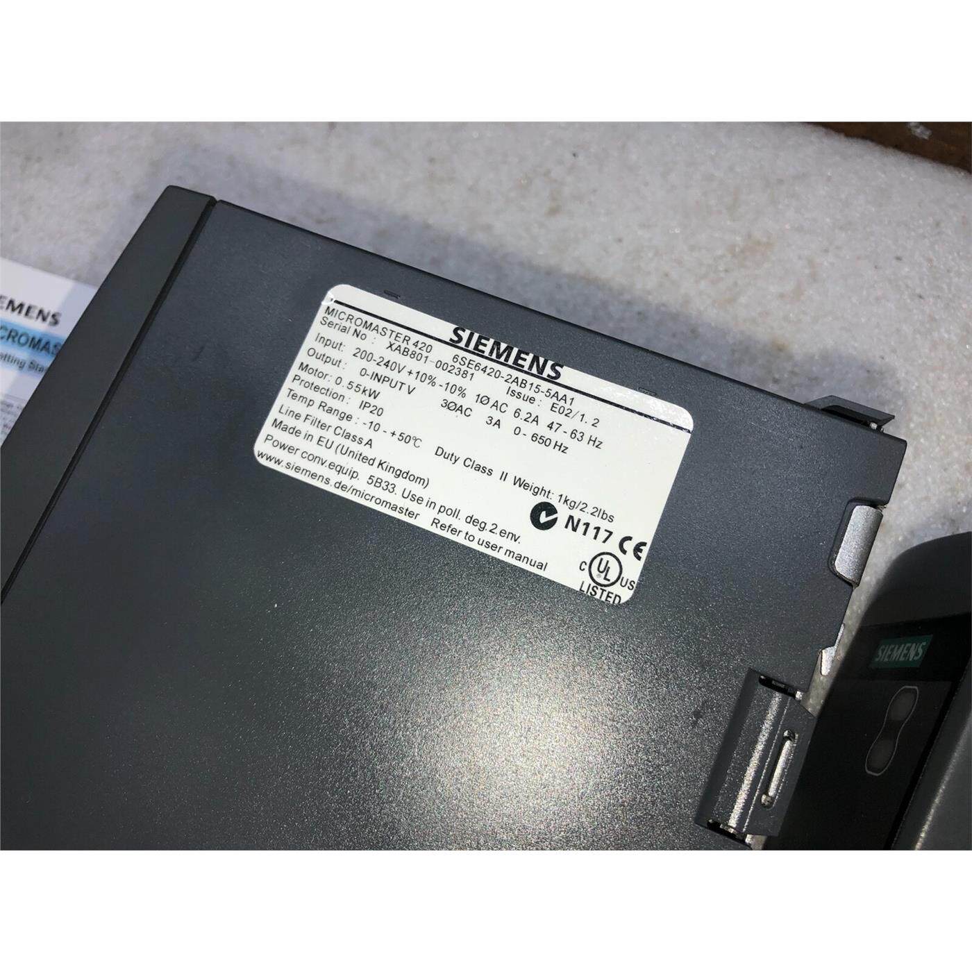 变频器6SE6420-2AB156se