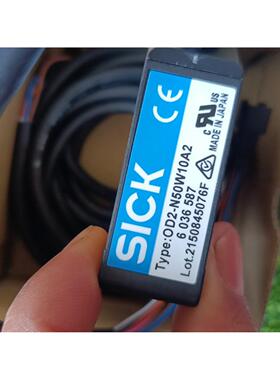 西克激光测距仪OD2-N50W10A2一台，全新带包装，标签