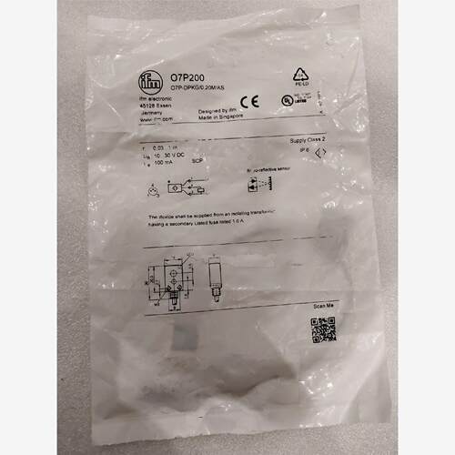 全新库存现货IFM易福门O7P200镜反射式光电开关传感器