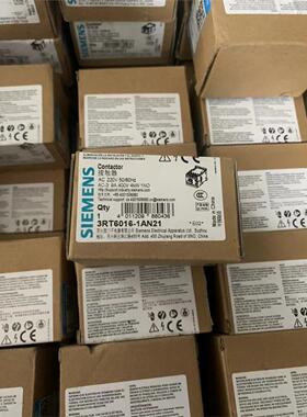 西门子接触器3RT6016-1AN21，全新库存现货正品，数量4