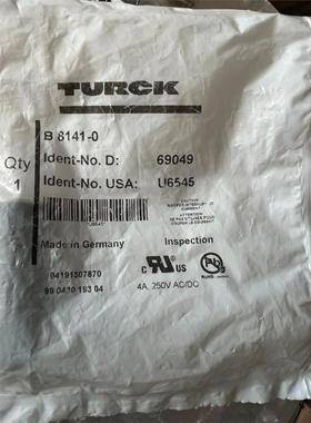 TURCK，B8141-0，全新，