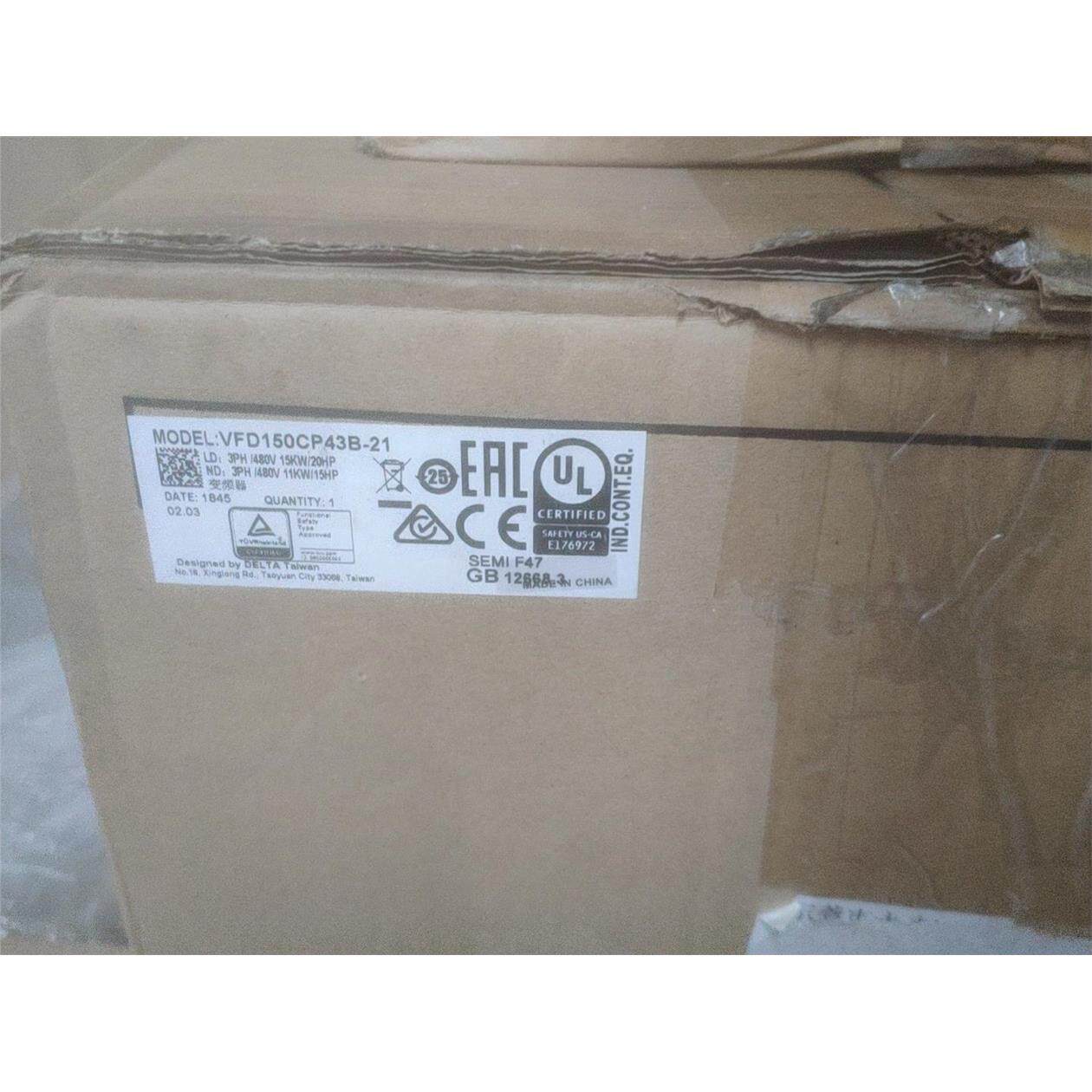 全新台达变频器VFD150CP4