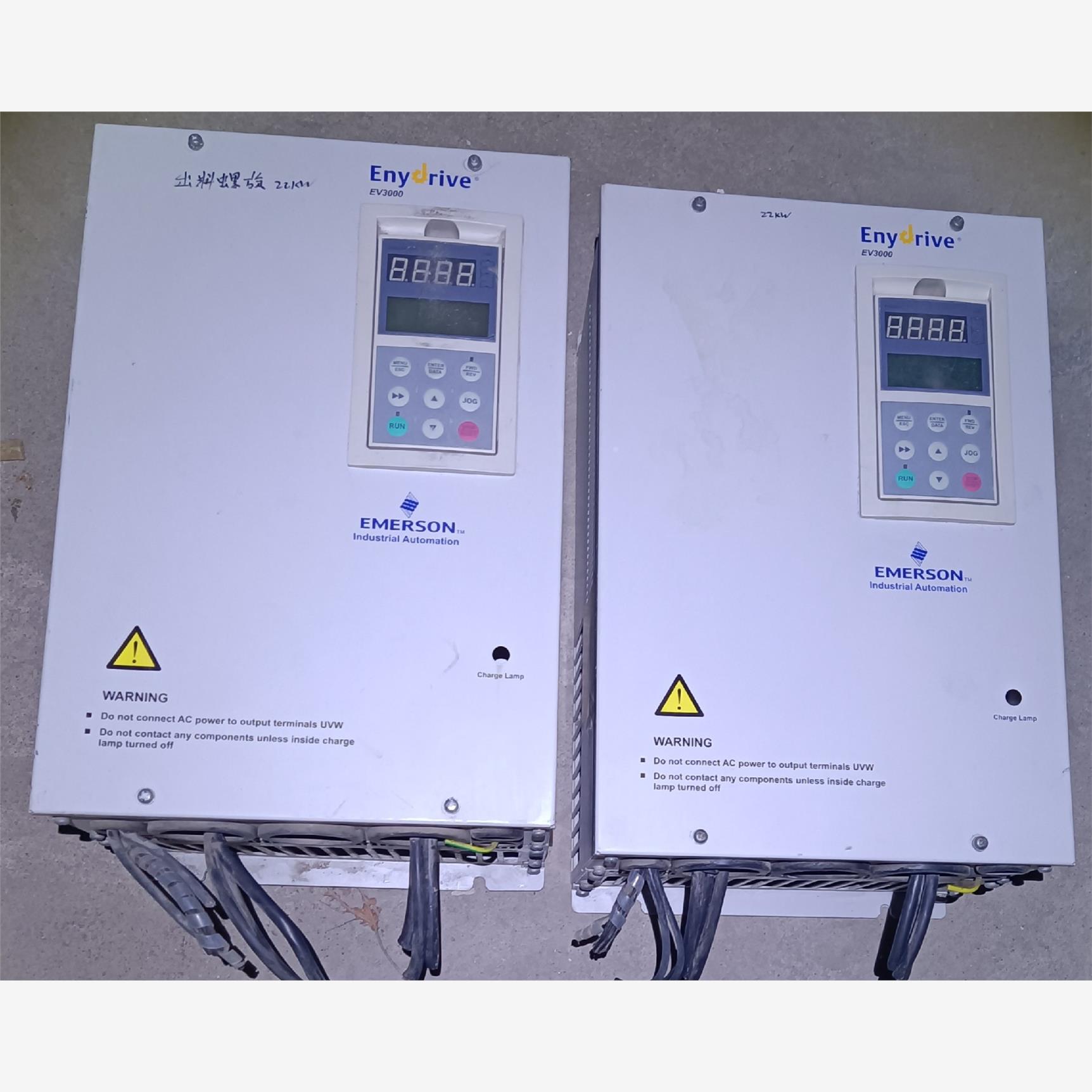 艾默生EV3000-4T0220G,库存现货拆机 22kw、包好议价