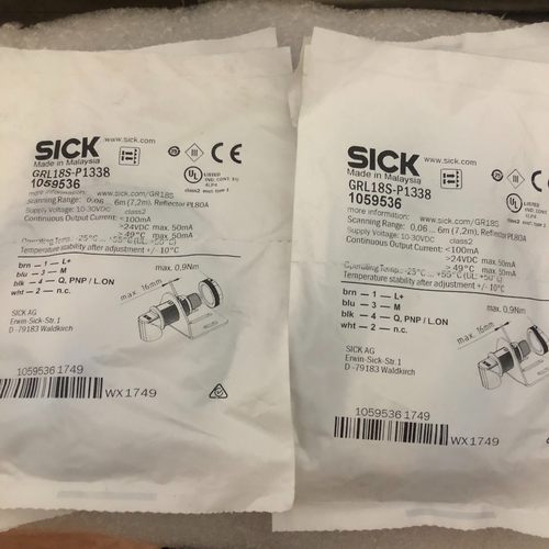 全新包装德国SICK西克GR18S-P1338货号10595议价