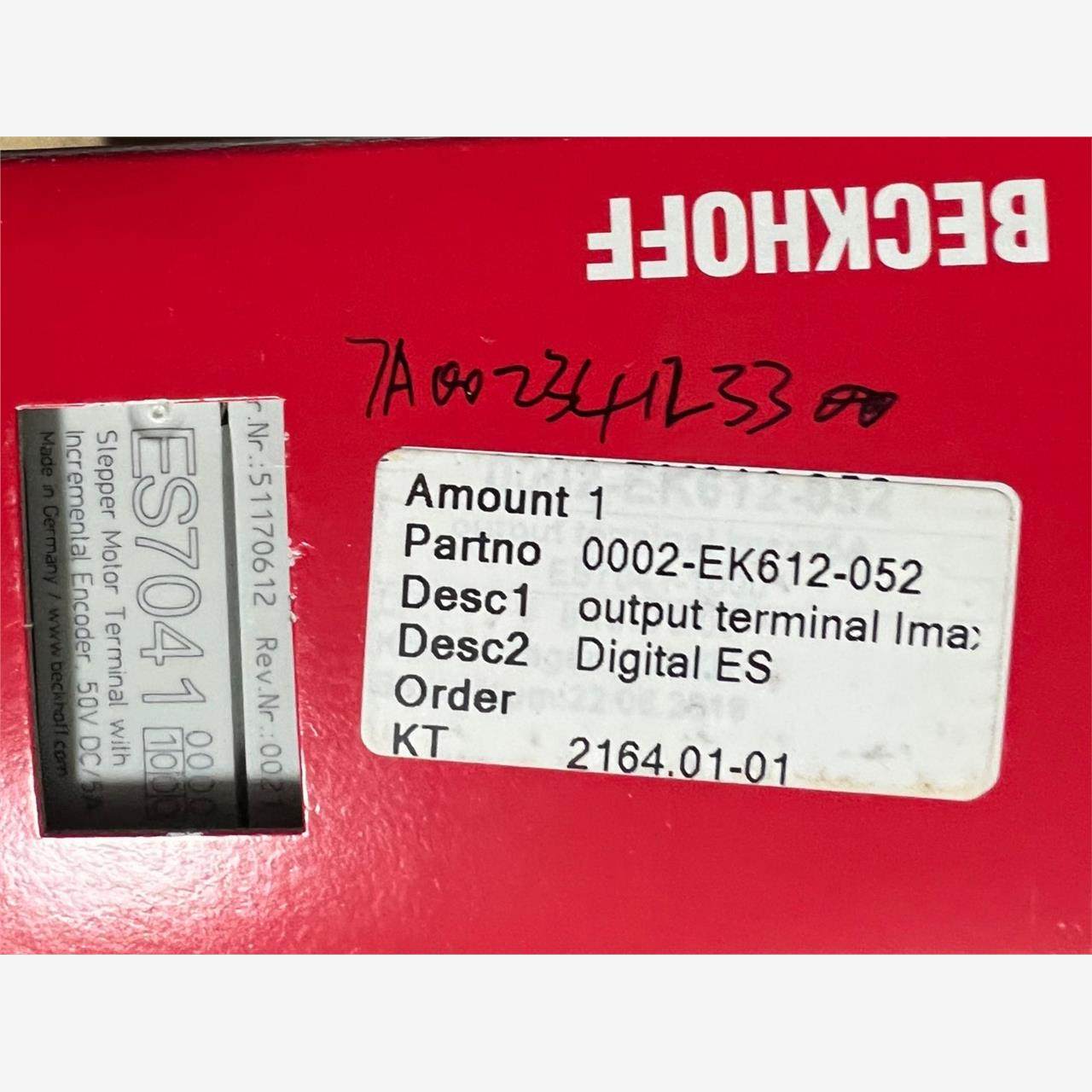 倍福 ES7041-1000 全新库存现货正品包装齐全议价议价