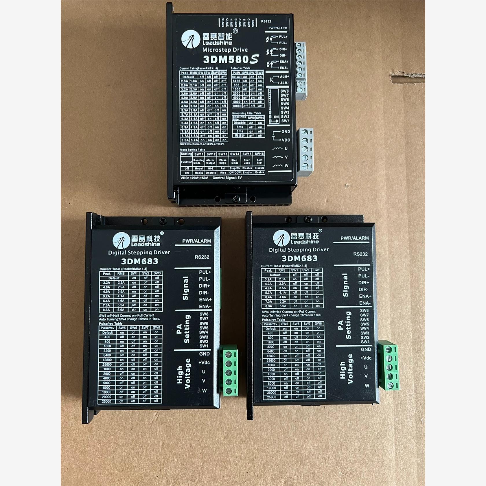雷赛驱动器 3DM683、580S 几乎全新 仅测试用了一下议价