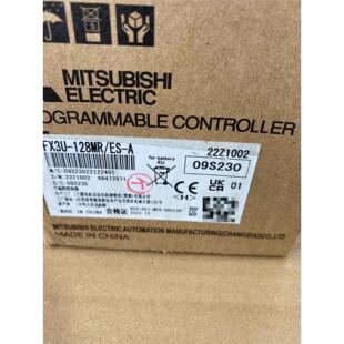 三菱可编程控制器 型号FX3U 128MR 数量一
