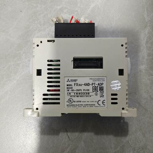 三菱FX3U-4AD-PT-ADP温度模块，库存现货拆机功能完好议价