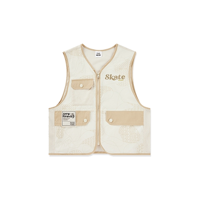 乔丹男童马甲儿童2024夏季山系背心大童外出洋气工装马夹T8425104