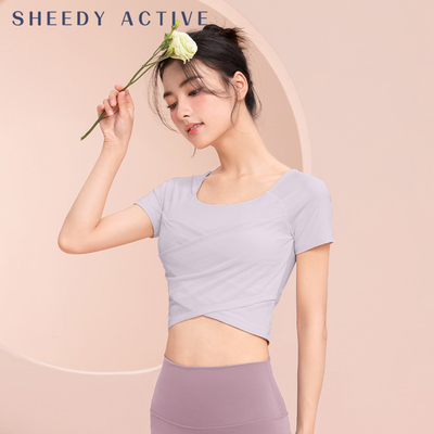絮笛【盈柔软滑】显瘦瑜伽上衣