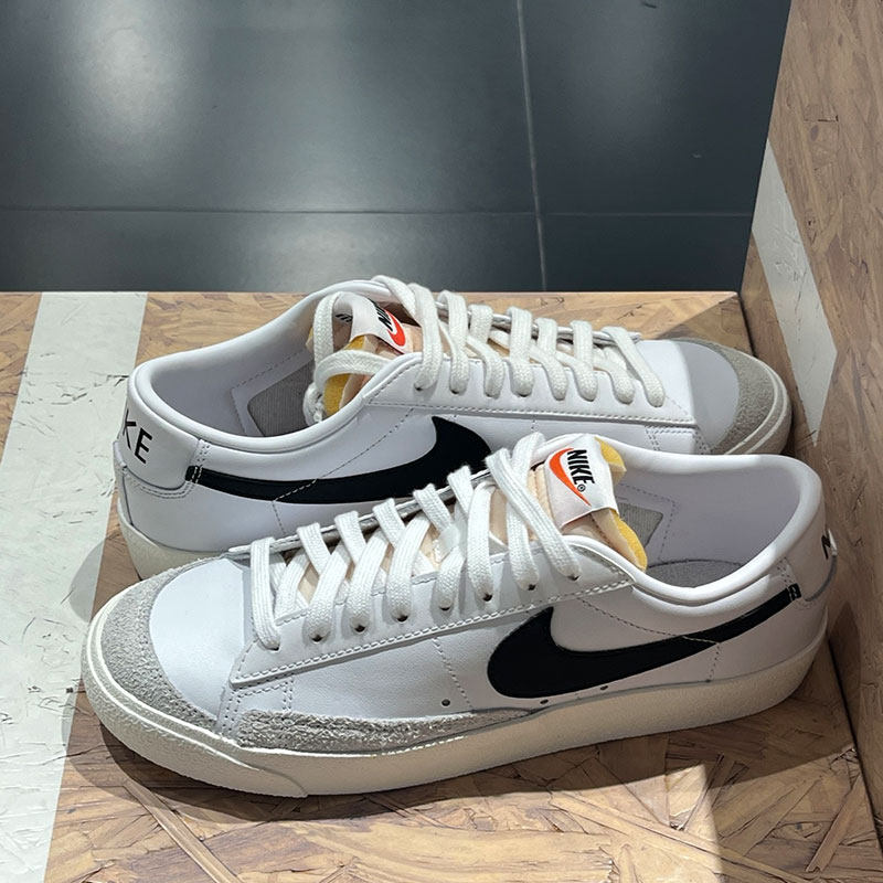 Nike耐克Blazer低帮板鞋男白黑运动鞋耐磨车缝线设计DA6364-101,运动鞋new,板鞋,淘宝优惠券,粉丝福利购,淘宝优惠卷