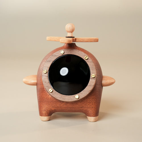 原创设计木质卡通小飞机摆件原上城创意治愈系桌面装饰工艺品礼物