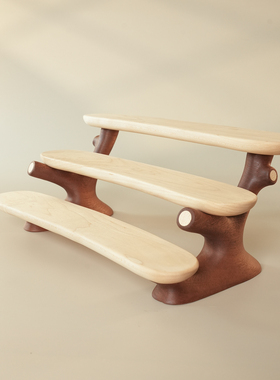 原上城原创实木树枝收纳展示架创意桌面摆件家居装饰工艺品礼物