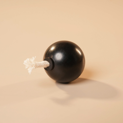 原上城海象嘟嘟大鸟配件个性紫光檀木炸弹球冰箱贴