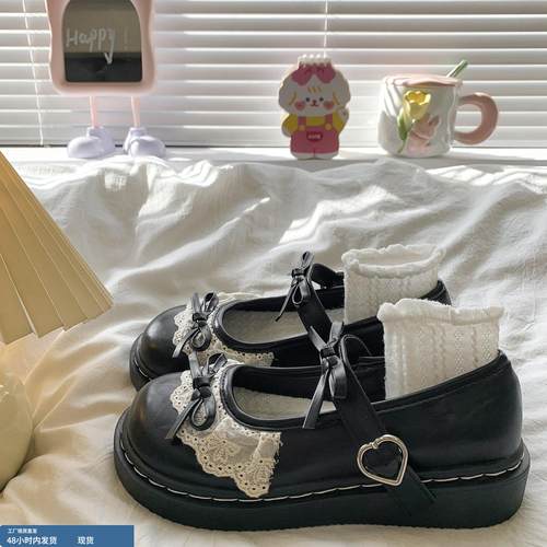 覆古圆头日系jk小皮鞋女2025秋季新款厚底软妹玛丽珍鞋lolita单鞋